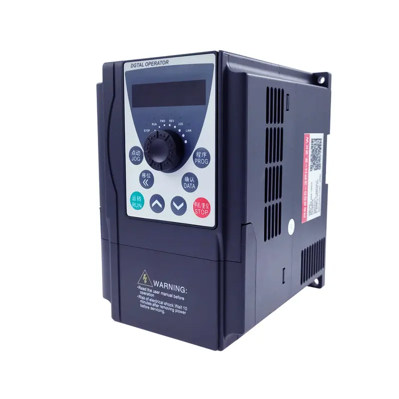 VFD Frequency Converter Frequency Inverter 0.75 1.5 2.2kw 220V Single Phase 380V 3 Phase Inverters & Converters