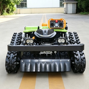 Orchard Specialized Remote Control Lawn <strong>Mower</strong> Rubber Track Gasoline Engine CE Certified for Fruit Farm Weed and Grass Control - Product Image 3