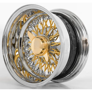 La migliore vendita di cerchi per ruote in filo d'acciaio resistenti alla corrosione ruote a raggi in acciaio grandi ruote in filo d'oro - Product Image 5