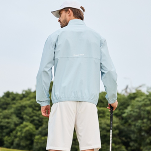 Wholesale <strong>2</strong> Piece Clothing Golf Shorts Set Men Waterproof Lightweight <strong>1</strong>/4 <strong>Zip</strong> Pullover Jackets Long Sleeve Golf <strong>Sweatshirts</strong> - Product Image 6