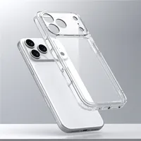 Coques de téléphone transparentes en TPU pour iPhone 18 17 16 13 12 11 Pro Max Mini 16E, coque souple en silicone pour iPhone Air 15 14 Pro Max Plus