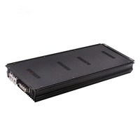 Amplificateur stéréo métallique Soway OP-T KR40001 2 canaux 1200W pour voiture, haut-parleur de subwoofer 10'' 4 ohms