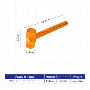 Martillo <span class=keywords><strong>de</strong></span> <span class=keywords><strong>goma</strong></span> <span class=keywords><strong>grande</strong></span> multifuncional, <span class=keywords><strong>mazo</strong></span> <span class=keywords><strong>de</strong></span> cuero suave para colocación <span class=keywords><strong>de</strong></span> ladrillos y decoración <span class=keywords><strong>de</strong></span> azulejos - Product Image 6