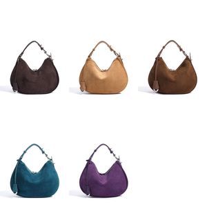 Sac à main pour femme OEM rétro de luxe à bandoulière inclinée, sac à main pour femme en cuir suédé de haute qualité - Product Image 3
