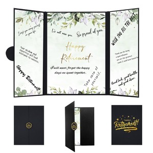 Biglietto d'<span class=keywords><strong>Auguri</strong></span> di Lusso per <span class=keywords><strong>Compleanno</strong></span> con Busta, Personalizzabile, Pieghevole in Tre, Ecologico e Riciclabile, Regalo per Colleghi, Amici, Famiglia - Product Image 3