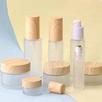 Flacon pompe en verre 20ml 30ml 40ml 60ml 80ml 100ml 120ml, pot à crème, flacon roll-on en verre, flacon compte-gouttes en verre pour cosmétiques