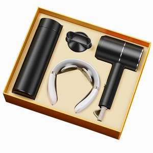 Set de Regalo Premium de Secador de Pelo y Pistola de Masaje para el Día de la Madre, Regalos Empresariales Personalizados de Metal con Impresión Digital - Product Image 1