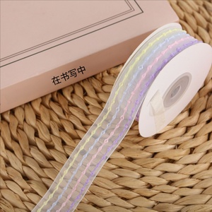 Ruban vibrant à déroulement rapide, réutilisable, pour la décoration de paniers-cadeaux de fêtes - Product Image 4