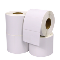 Forte personnalisé Imprimé Adhésif Pet Argent Mat Polyester Autocollant Étiquettes