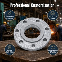 Flange Baja Paduan A182 F5 F9 Tipe Raised Face, Normalisasi, dan Heat Treated, Ukuran DN250 DN350 DN450 DN600, Sistem Pasang Slip-on, Sesuai Standar API 6A Kelas 3000 5000