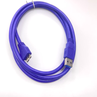 Cable USB 3.0 a Micro B, Cable de Carga y Sincronización de Datos de Alta Velocidad para Disco Duro Externo, Cable Conector Micro B USB 3.0 Rápido