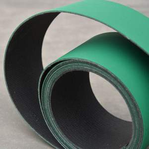 Độ dày 1mm <span class=keywords><strong>1</strong></span>.5mm 2mm 3mm chất lượng cao màu xanh lá cây cấp thực phẩm PU băng tải phẳng - Product Image 1