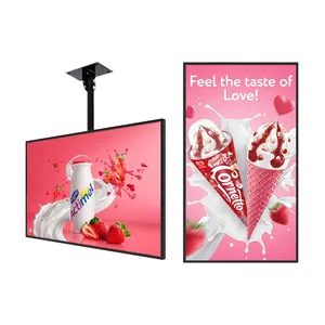 Giá tốt nhất 32 inch Android USB trong nhà Màn hình quảng cáo siêu mỏng Bảng <span class=keywords><strong>menu</strong></span> tương tác cho nhà hàng - Product Image 1