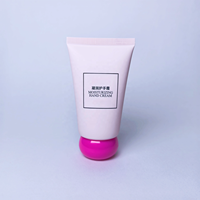 Tube de crème pour les mains en PE avec bouchon à vis en forme de boule, couleur personnalisée, capacité de 30 ml à 180 ml, pour les soins de la peau, les masques faciaux et les crèmes lavantes