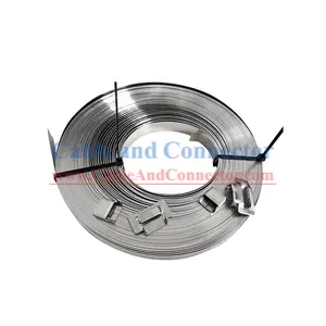 1/4'' 3/8'' 1/2'' 5/8'' 3/4'' Stainless Steel Band 201 304 For Telegraph Pole Clamp 30M 50M Steel Strapping