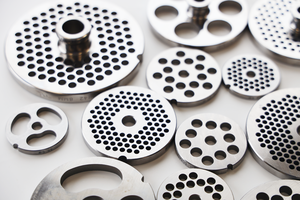 #12 <span class=keywords><strong>22</strong></span> 32 42 52 ماكينة مفرمة اللحم الكهربائية واليدوية وطاحونة الصلصة سكين متقاطعة مع أجزاء طبق اللحم المفروم - Product Image 3