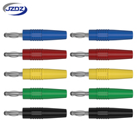 JZDZ Prise banane 4 mm nickelée, courant élevé 30Vac-60Vdc/Max.32A J.10012