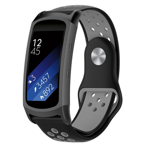 Bracelet en silicone à deux tons Gear <span class=keywords><strong>Fit</strong></span> <span class=keywords><strong>2</strong></span> <span class=keywords><strong>2</strong></span> <span class=keywords><strong>Pro</strong></span> pour <span class=keywords><strong>Samsung</strong></span> - Product Image 5
