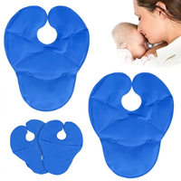 Coussinets de thérapie mammaire en gel de nylon doux et réutilisables, chauds et froids, pour le post-partum, la douleur du mamelon, la mastite et les gonflements