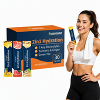Ausreson OEM Boisson à l'acide hyaluronique, collagène liquide, supplément éclaircissant pour la peau, vitamine C pure, électrolytes et curcuma