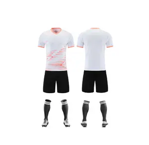 Camisetas de fútbol de edición ligera, venta al por mayor de fábrica, conjuntos de manga corta, camiseta de fútbol china