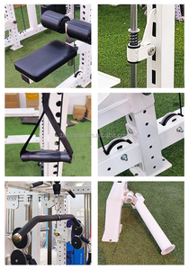 อุปกรณ์ออกกำลังกายเชิงพาณิชย์หลากหลายประเภท ขายดี แร็คพาวเวอร์สควอทอเนกประสงค์ สมิธแมชชีน - Product Image 5