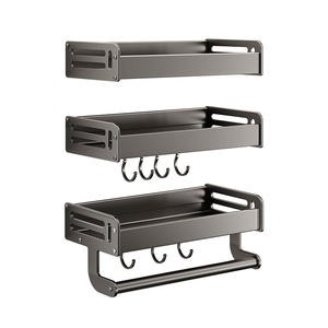Étagère à épices murale multifonctionnelle Gao Wenhai pour cuisine, organisateur de rangement de 8 à 11,9 pouces de profondeur pour usage domestique - Product Image 2