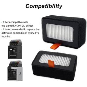 <strong>For</strong> Bambu Lab HEPA 13 + Activated Carbon Combo Air <strong>Filter</strong> Ultra <strong>for</strong> X1/P1 Series <strong>3D</strong> <strong>Printers</strong> OEM Replacement - Product Image 6