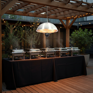Chauffe-plat électrique extérieur pour <span class=keywords><strong>terrasse</strong></span> d'hôtel 1500W, utilisant des lampes chauffantes en fibre de carbone ou halogènes. - Product Image 3