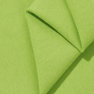 single jersey 21S CVC plain weave combed polyester cotton 180 gsm fashion T-shirt clothing fabric