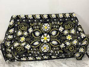 Couverture en coton brodée Suzani, drap de lit, couvre-lit, broderie Suzani Ouzbek, tapis mural Suzani, décoration bohème pour la maison, vente en gros B2B - Product Image 5