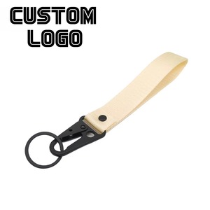 Đa chức năng dây buộc cổ tay dệt thêu logo ngắn keychain thiết kế với an toàn EAGLE móc - Product Image 1