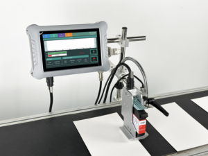 P7 nhôm ra vỏ máy in dữ liệu công nghiệp máy in hết hạn Logo QR Máy in mã vạch trực tuyến máy in tự động - Product Image 3