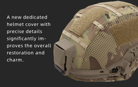 Casque FMA RV A5 à Coupe Haute en Fibre d'Aramide avec Protection Renforcée pour les Sports de Plein Air TB1504B-MC