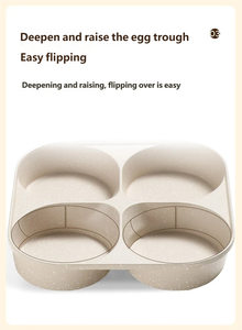 Poêle antiadhésive en aluminium moulé sous pression, pour œufs et hamburgers, tendance 2026, quatre trous, fond plat, compatible induction, mini-poêle à frire - Product Image 3