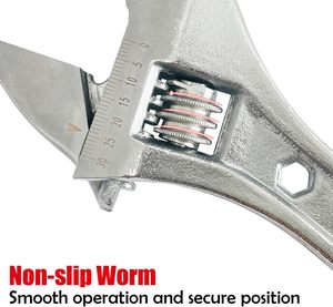 <span class=keywords><strong>ประแจ</strong></span>เคลื่อนย้ายได้เมตริกพร้อมยางกันลื่นสำหรับซ่อมท่อประปาและขันให้แน่นหรือคลายน็อตด้วยตัวเอง - Product Image 5