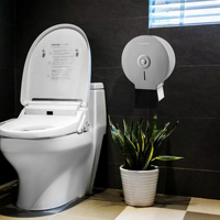 Distributeur mural de papier toilette en rouleau jumbo en acier inoxydable moderne pour toilettes publiques, vente en gros
