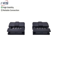 Connecteur de câble IDC à double rangée droite de haute qualité, de type fiche, pour connexion fil-carte, pas de 2,54 mm, ensemble trois pièces FC-6P à FC-64P