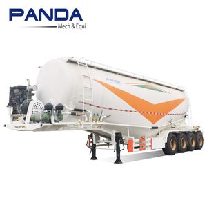 รถบรรทุกพ่วงบรรทุกซีเมนต์แบบ V ชนิด <span class=keywords><strong>4</strong></span> เพลา 60 ลูกบาศก์เมตร 70 ตัน สำหรับขนส่งซีเมนต์แบบผง - Product Image 6