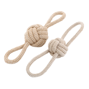 Giocattoli di corda di cotone per animali domestici con doppio anello: la corda di cotone non può mordere i giocattoli per cani <span class=keywords><strong>cattivi</strong></span> - Product Image 2