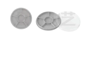 Palette de Correcteurs en Plastique ABS 15g, 4 Couleurs, Boîte Ronde à 4 Compartiments pour Poudre Libre, Emballage Maquillage – Vente en Gros - Product Image 1