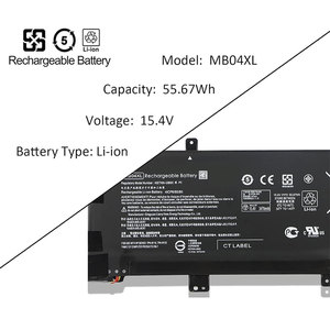 Batteria per Laptop MB04XL per HP Envy X360 Convertible M6-AQ000 M6-AQ105DX M6-AQ003DX M6-AQ103DX M6-AR004DX M6-AQ105DX 15-AQ - Product Image 2