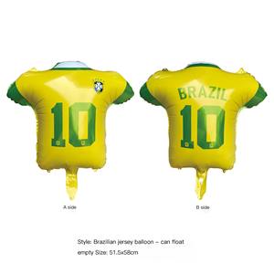 Globos de Jersey de Fútbol Estilo Flotante de 58 cm, Tamaño Grande, Logotipos de Equipos Nacionales, Decoración para Fiestas Deportivas - Product Image 2