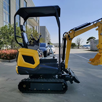 Mini-excavatrice compacte sur chenilles Nuotai NT12 de 1,2 tonne, prix usine Chine, à vendre à bas prix