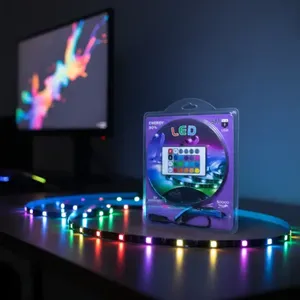 Tira de LED RGB 5050 de 5m con Control Remoto para Decoración del Hogar - Product Image 3