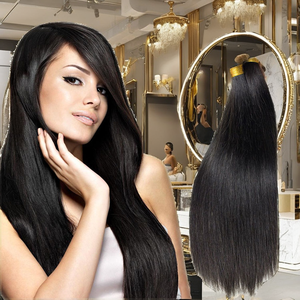 Extensiones de Cabello Humano 100% Natural Grado 11A, Proveedores de Dropshipping, Cabello Virgen Indio Remy Liso Sin Procesar al por Mayor, Doble Trama a Máquina - Product Image 2