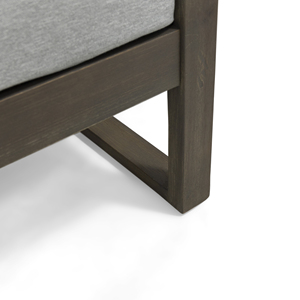 Ensemble <span class=keywords><strong>de</strong></span> salon <span class=keywords><strong>de</strong></span> <span class=keywords><strong>jardin</strong></span> 2026 en bois <span class=keywords><strong>de</strong></span> teck avec chaise et canapé en tissu imperméable blanc – <span class=keywords><strong>Mobilier</strong></span> d'extérieur - Product Image 4