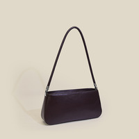 Sac à bandoulière vintage de haute qualité pour femme, collection Printemps 2026, minimaliste, à sangle unique, avec logo personnalisé, faible MOQ, directement de l'usine