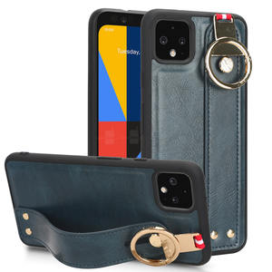 Étui de protection multifonctionnel en cuir PU avec dragonne pour <span class=keywords><strong>Google</strong></span> <span class=keywords><strong>Pixel</strong></span> 4 4XL <span class=keywords><strong>4A</strong></span> 4G <span class=keywords><strong>5G</strong></span> <span class=keywords><strong>Coque</strong></span> arrière en cuir - Product Image 1