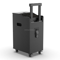 Caja de altavoces de matriz de línea de escenario equipo de sonido de carro activo recargable de madera portátil con salida grande de 260W original de, K20